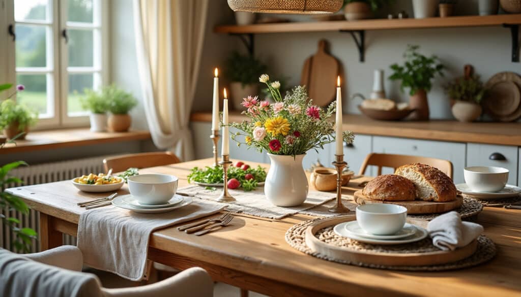 Cuisine de campagne : charme authentique et modernité chaleureuse