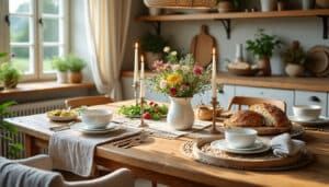 Cuisine de campagne : charme authentique et modernité chaleureuse
